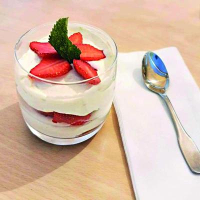 Tiramisu Fraises Et Zeste De Citron Vert